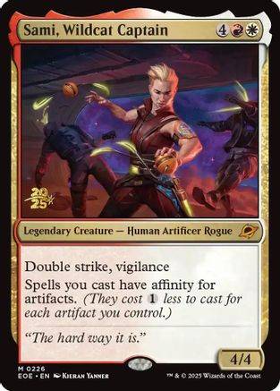 Sami, Wildcat Captain [Edge of Eternities Prerelease Promos]-1