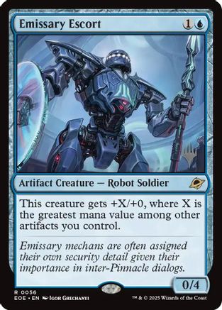 Emissary Escort (Promo Pack) [Edge of Eternities Promo Pack]-1