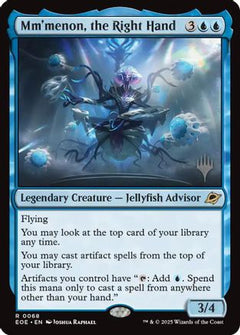 Mm'menon, the Right Hand (Promo Pack) [Edge of Eternities Promo Pack]-1