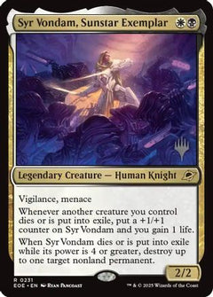 Syr Vondam, Sunstar Exemplar (Promo Pack) [Edge of Eternities Promo Pack]-1