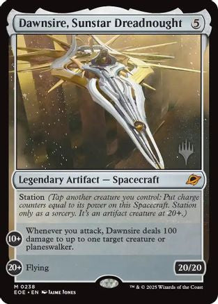 Dawnsire, Sunstar Dreadnought (Promo Pack) [Edge of Eternities Promo Pack]-1