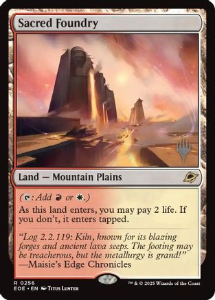 Sacred Foundry (Promo Pack) [Edge of Eternities Promo Pack]-1