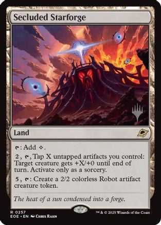 Secluded Starforge (Promo Pack) [Edge of Eternities Promo Pack]-1
