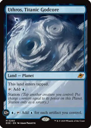 Uthros, Titanic Godcore (PPEOE-260) - Promo Pack: Edge of Eternities Foil-1