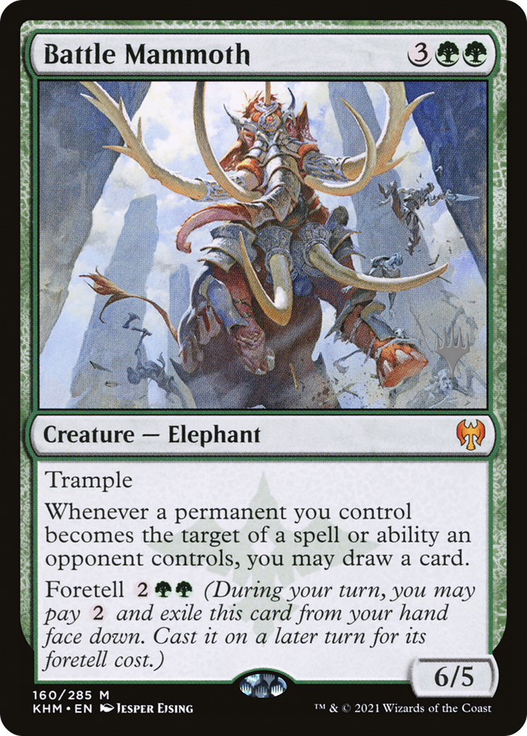 Battle Mammoth (Promo Pack) [Kaldheim Promos]-1
