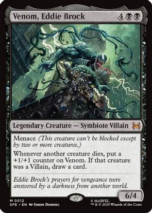 Venom, Eddie Brock (SPE-012) - Marvel's Spider-Man: Eternal-Legal Foil-1