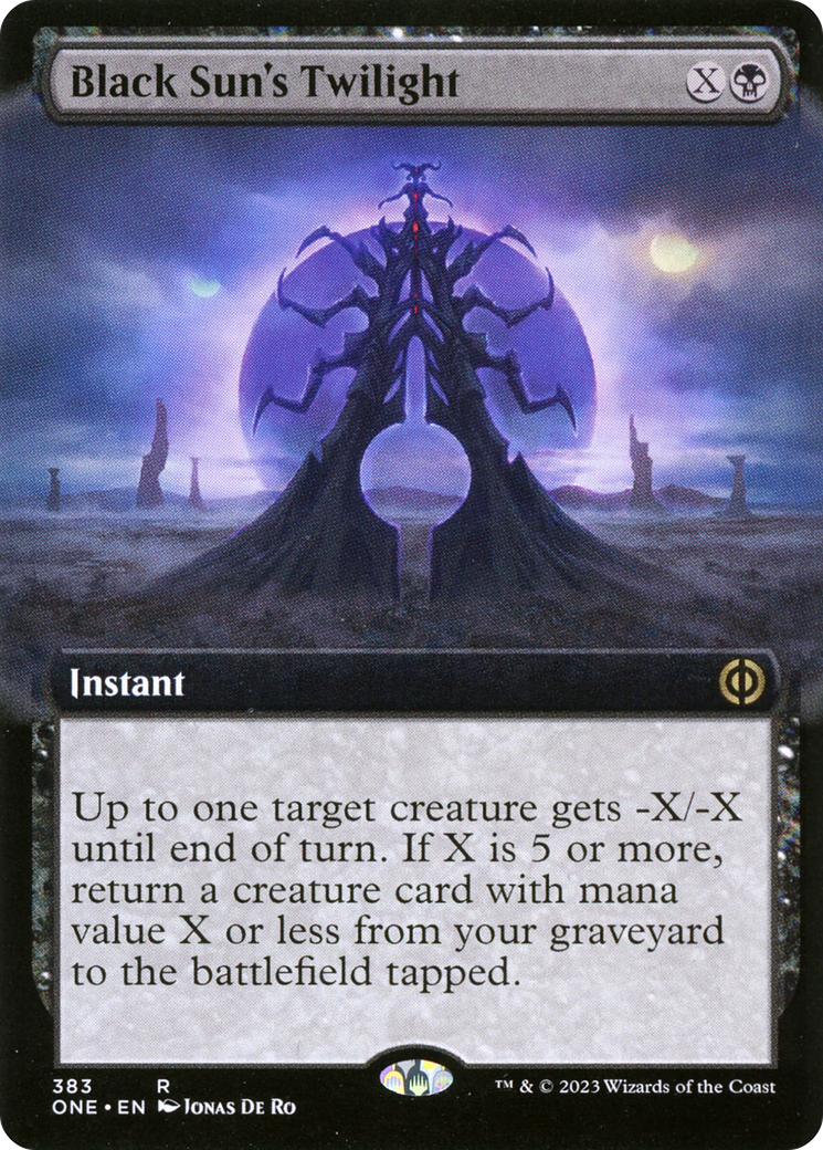 Black Sun's Twilight (Extended Art) [Phyrexia: All Will Be One]-1