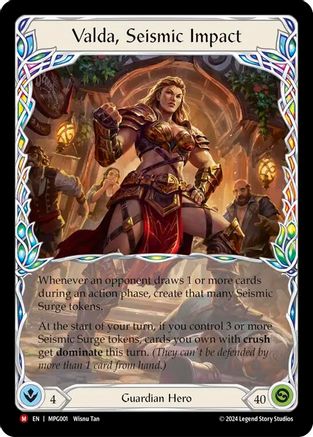 Valda, Seismic Impact [MPG001] (Mastery Pack Guardian)-1