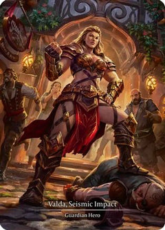 Valda, Seismic Impact (Marvel Cold Foil) [MPG001] (Mastery Pack Guardian)  Cold Foil-1