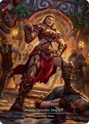 Valda, Seismic Impact (Marvel Cold Foil) [MPG001] (Mastery Pack Guardian)  Cold Foil-1