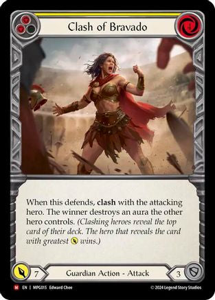 Clash of Bravado [MPG015] (Mastery Pack Guardian)  Rainbow Foil-1