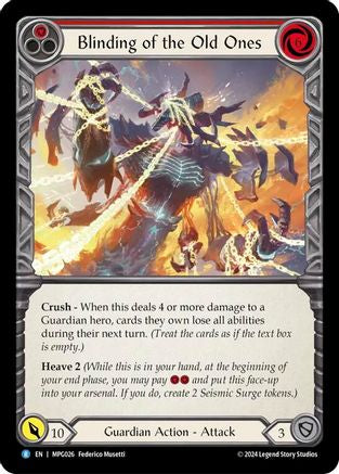 Blinding of the Old Ones (MPG026) - Mastery Pack Guardian Rainbow Foil