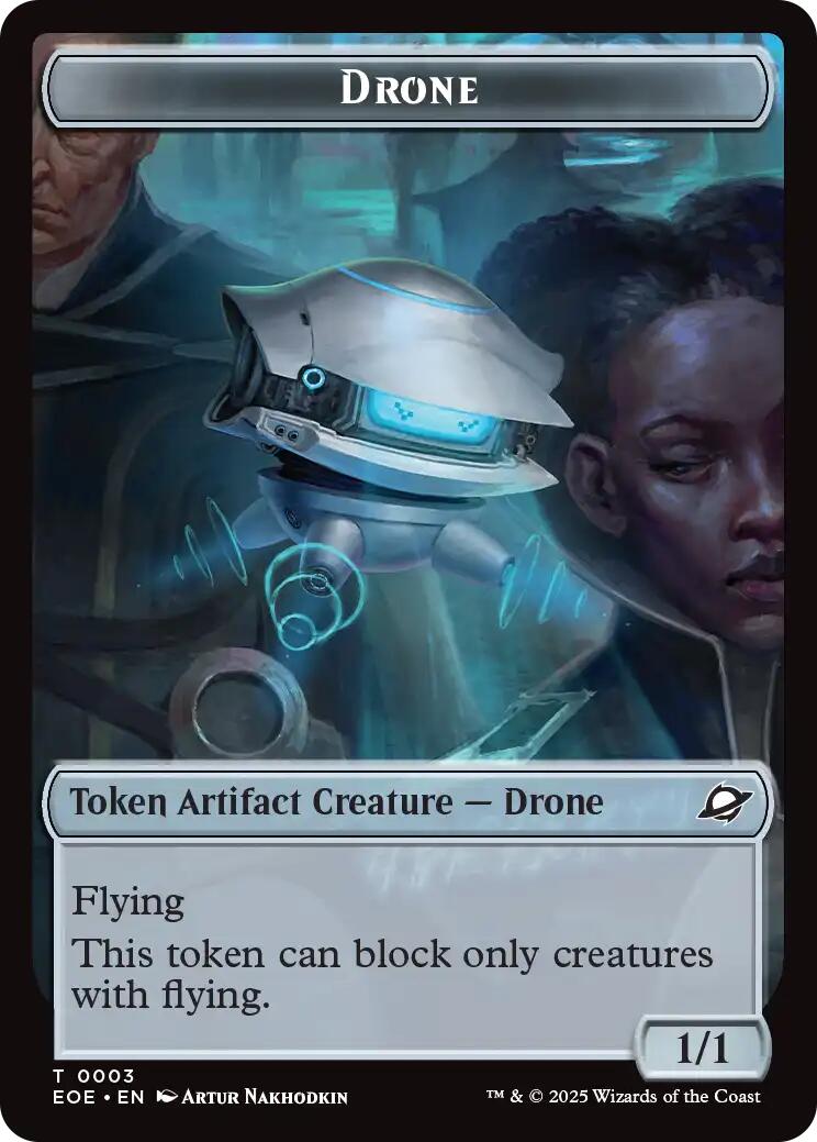 Drone // Lander (0005) Doubled-Sided Token [Edge of Eternities Tokens]-1