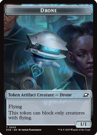 Drone // Lander (0006) Doubled-Sided Token [Edge of Eternities Tokens]-3