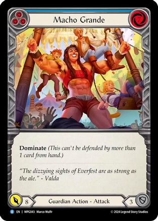 Macho Grande (Blue) [MPG043] (Mastery Pack Guardian)-1