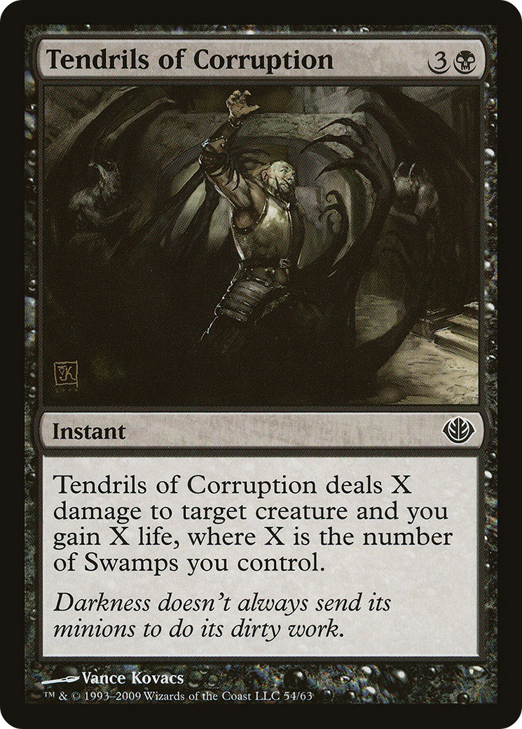 Tendrils of Corruption [Duel Decks: Garruk vs. Liliana]-1