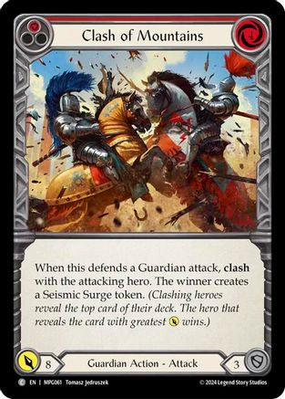 Clash of Mountains (Red) [MPG061] (Mastery Pack Guardian)-1