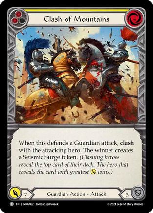 Clash of Mountains (Yellow) [MPG062] (Mastery Pack Guardian)-1