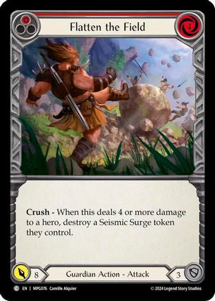 Flatten the Field (Red) [MPG076] (Mastery Pack Guardian)-1