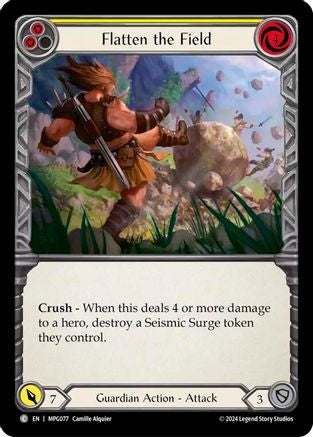 Flatten the Field (Yellow) [MPG077] (Mastery Pack Guardian)-1