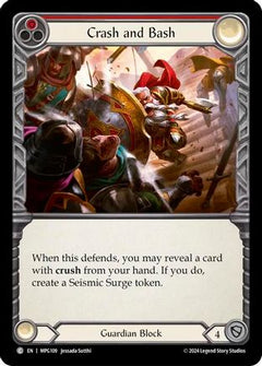 Crash and Bash (Red) [MPG109] (Mastery Pack Guardian)  Rainbow Foil-1