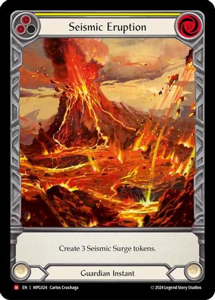 Seismic Eruption (Extended Art) [MPG024] (Mastery Pack Guardian)  Rainbow Foil-1
