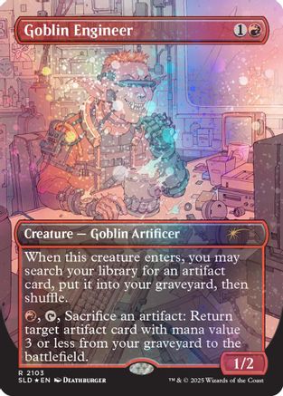 Goblin Engineer (Galaxy Foil) [Secret Lair Drop Series]-1