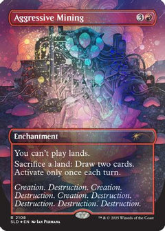 Aggressive Mining (Galaxy Foil) [Secret Lair Drop Series]-1
