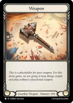 Placeholder Weapon [BDD002] (Bravo Demo Deck)-1