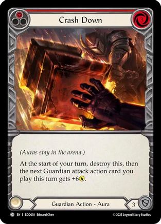 Crash Down (Red) [BDD010] (Bravo Demo Deck)-1