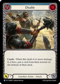Disable (Blue) [BDD013] (Bravo Demo Deck)-1