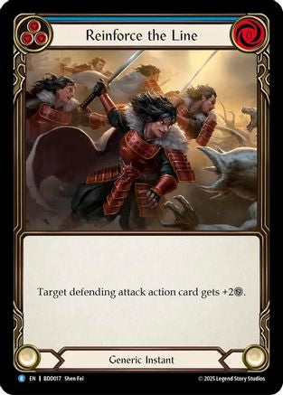Reinforce the Line (Blue) [BDD017] (Bravo Demo Deck)-1