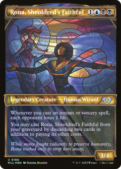 Rona, Sheoldred's Faithful (Halo Foil) [Multiverse Legends]-1