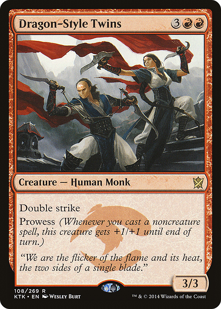 Dragon-Style Twins [Khans of Tarkir]-1