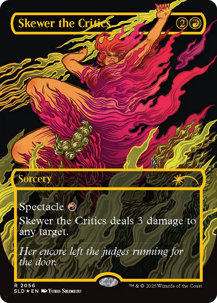 Skewer the Critics (2056) (Raised Foil) [Secret Lair Drop Series]-1