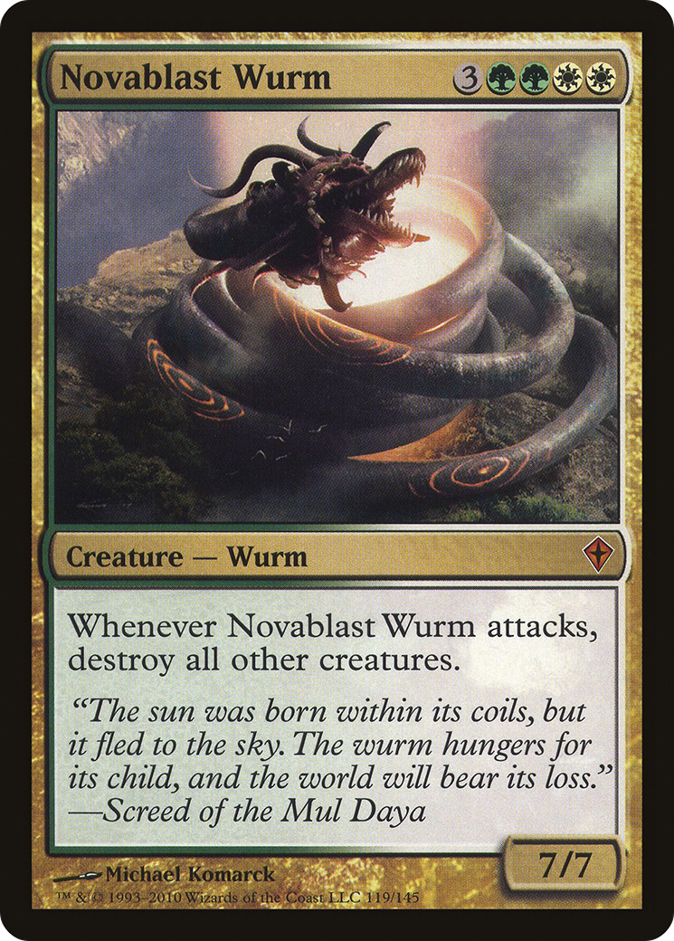 Novablast Wurm [Worldwake]-1