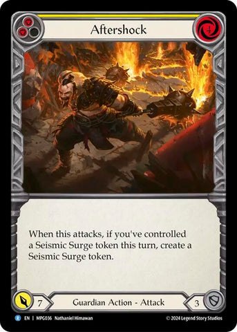 Aftershock (Yellow) [MPG036] (Mastery Pack Guardian)