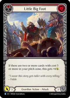 Little Big Foot (Red) [MPG038] (Mastery Pack Guardian)  Rainbow Foil-1