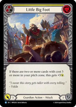Little Big Foot (Yellow) [MPG039] (Mastery Pack Guardian)  Rainbow Foil-1
