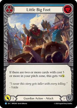 Little Big Foot (Blue) [MPG040] (Mastery Pack Guardian)  Rainbow Foil-1