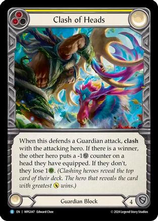 Clash of Heads [MPG047] (Mastery Pack Guardian)  Rainbow Foil-1
