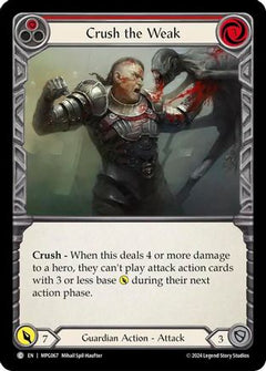 Crush the Weak (Red) [MPG067] (Mastery Pack Guardian)-1