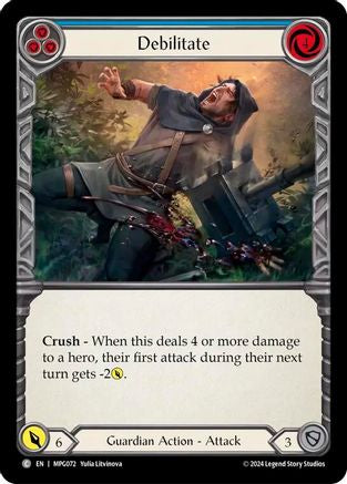 Debilitate (Blue) [MPG072] (Mastery Pack Guardian)-1