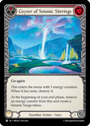 Geyser of Seismic Stirrings (Red) [MPG103] (Mastery Pack Guardian)-1