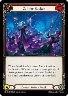 Call for Backup [MPG126] (Mastery Pack Guardian)  Rainbow Foil-1