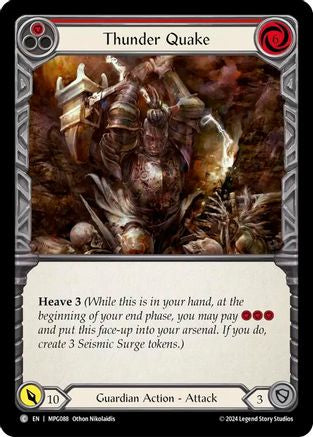 Thunder Quake (Red) [MPG088] (Mastery Pack Guardian)-1