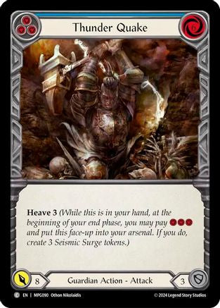 Thunder Quake (Blue) [MPG090] (Mastery Pack Guardian)-1