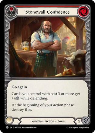 Stonewall Confidence (Red) [MPG106] (Mastery Pack Guardian)-1