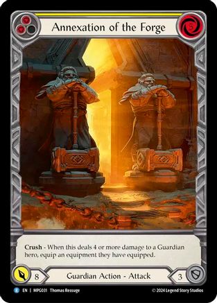 Annexation of the Forge (Extended Art) [MPG031] (Mastery Pack Guardian)  Rainbow Foil-1