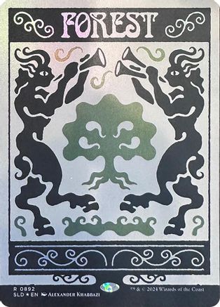 Forest (0892) (Rainbow Foil) [Secret Lair Drop Series]-1